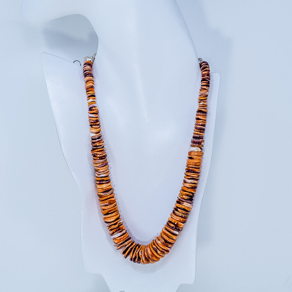 Lion's Paw Shell Beaded Necklace by Priscilla Nieto