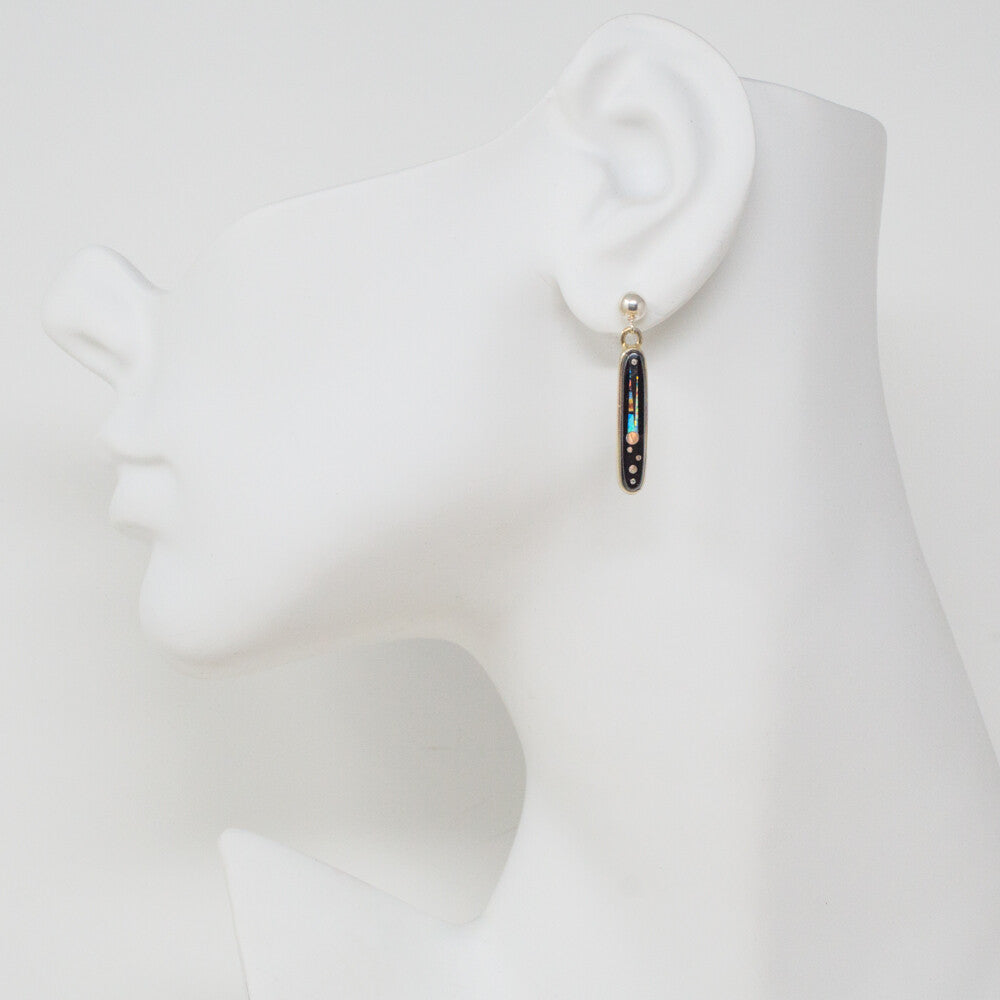 Zuni Multi-Stone Micro-Inlay Earrings