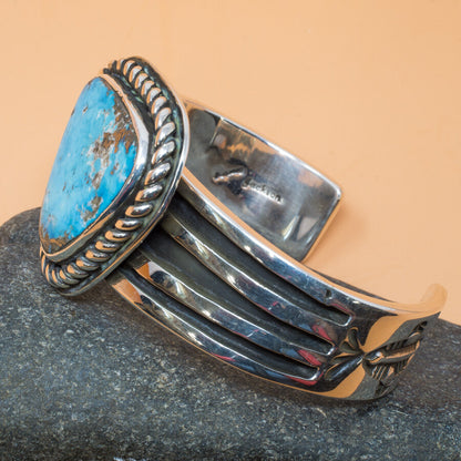 Morenci Turquoise Bracelet by Tommy Jackson