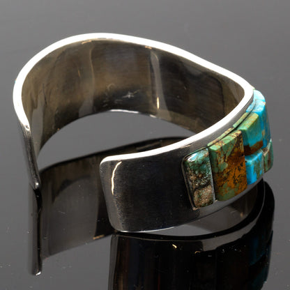Kingman, Royston and Sleeping Beauty Turquoise Cuff Bracelet by Tommy Jackson