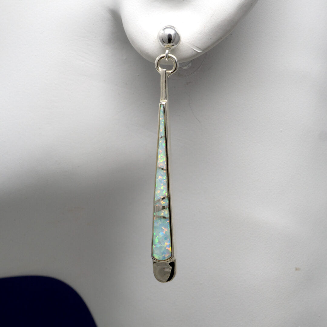 Zuni Crushed Opal Inlay Earrings | Touch of Santa Fe